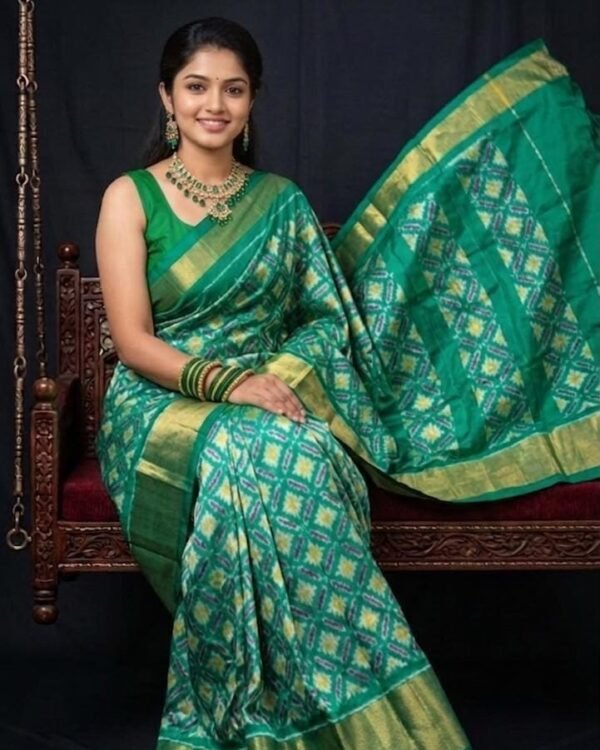 Ikkat Pure Silk Sarees