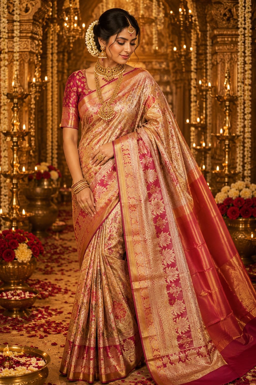 Meenakari exclusive designs saree