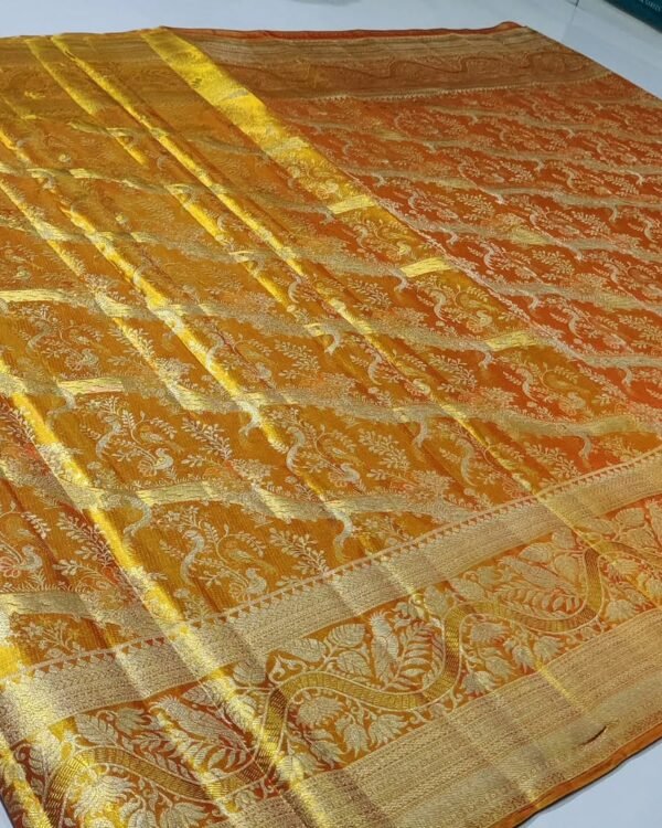 Meenakari exclusive designs saree