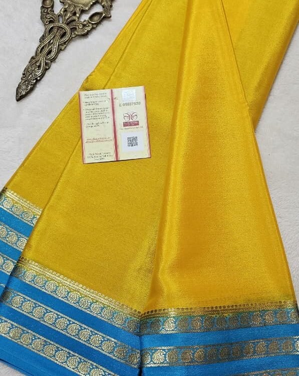 Mysore crepe Silk Saree