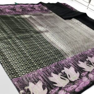 New Meenakari 1g premium saree Buy 100% Pure Kanchi Tissue Silk Online