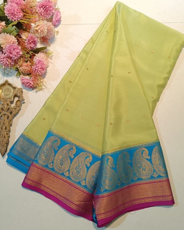 New Pure crepe Mysore silk sarees