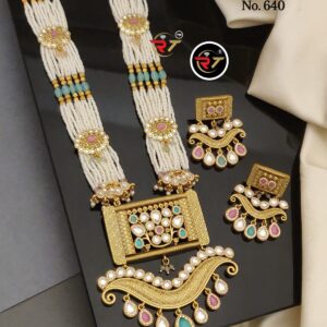 Premium Kundan Long Set