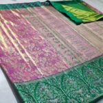 Pretty collection of pure Kanchipuram tissue