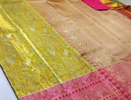 Pure kanchipattu tissue edge to edge 1g brocade Best Kanchipuram Tissue Sarees for Brides 2026