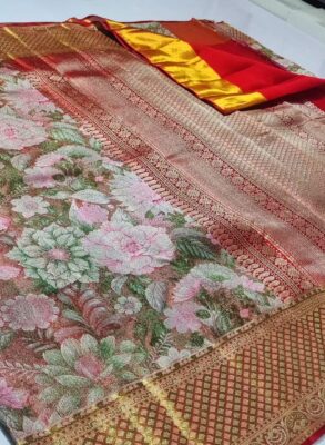 Trendy collection pure kanchipattu resham warp
