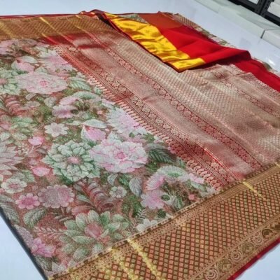 Trendy collection pure kanchipattu resham warp