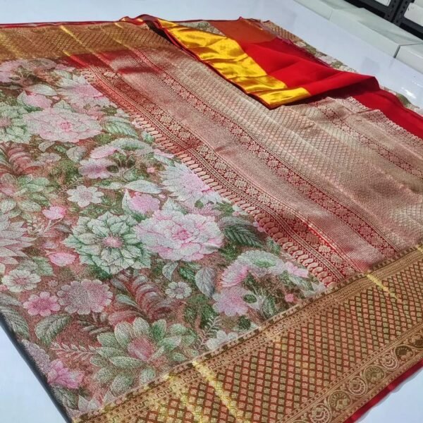 Trendy collection pure kanchipattu resham warp