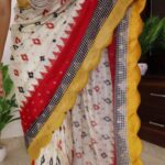 Beautiful Ikkat weaving on pure Munga silk sarees