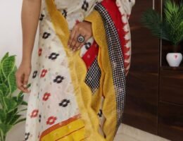 Beautiful Ikkat weaving on pure Munga silk sarees