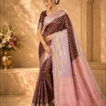 Bridal collection saree pure kanchipattu resham warp