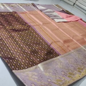 Bridal collection saree pure kanchipattu resham warp