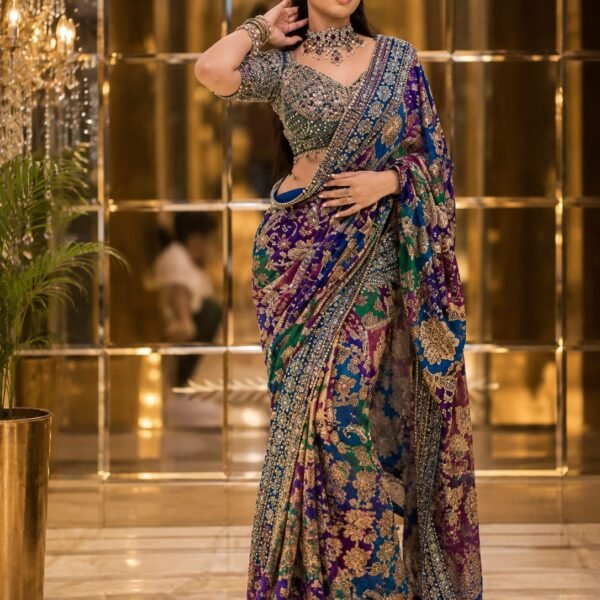 Designer collection gorgeous Pure Georgette Saree