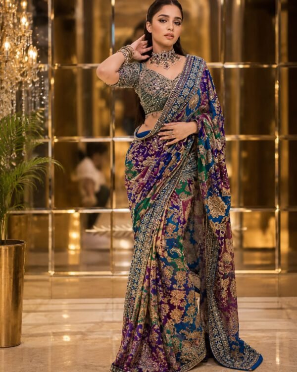 Designer collection gorgeous Pure Georgette Saree