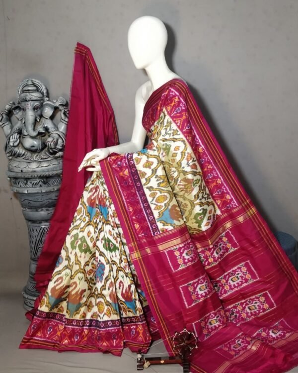 Exclusive ikkat pattu saree