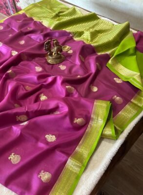 Exclusive pure crepe mysore silk sarees