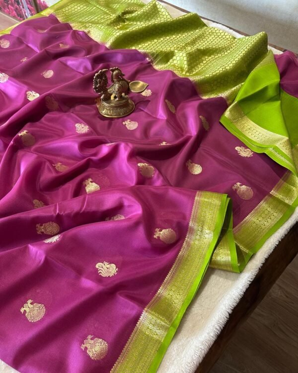 Exclusive pure crepe mysore silk sarees