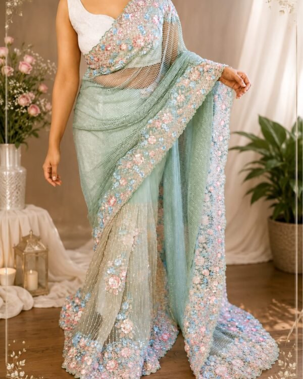 Glittering collection saree