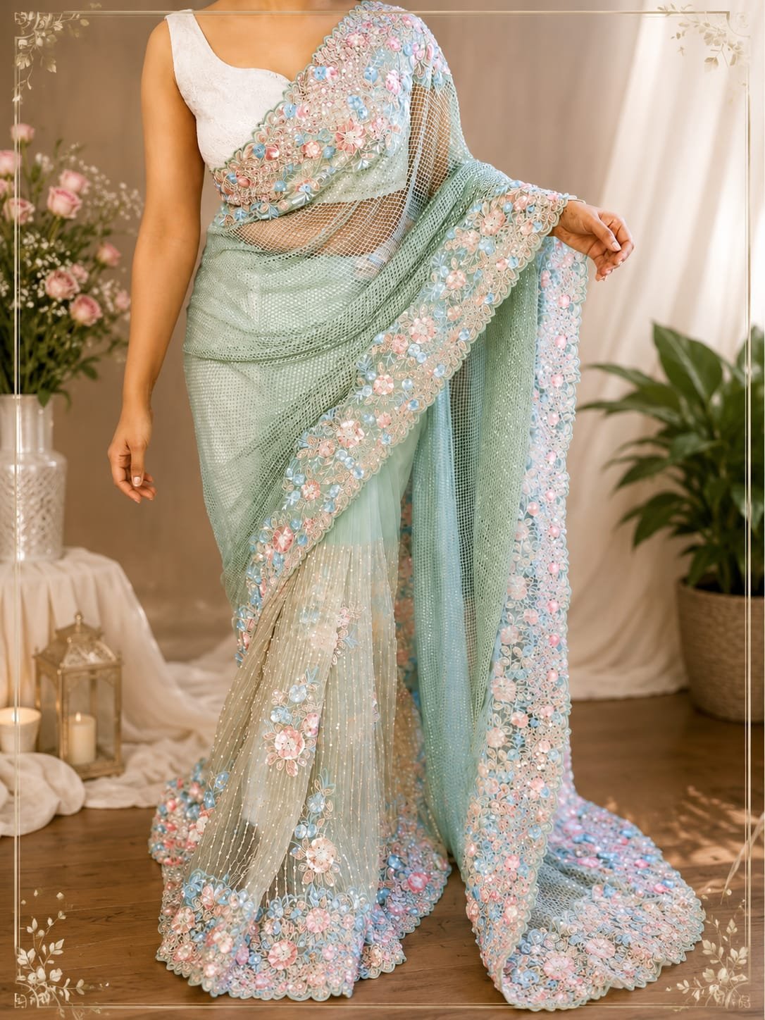 Glittering collection saree 1 Glittering collection saree