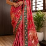 Party Wear Saree Collections – Eflina 25 Grand Banarasi silk saree in a luxurious collection