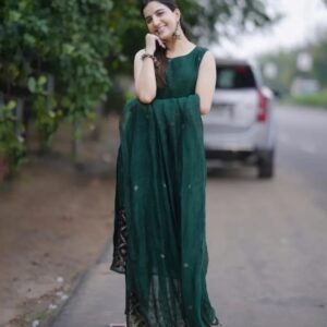 Jamdani Suits Green Set