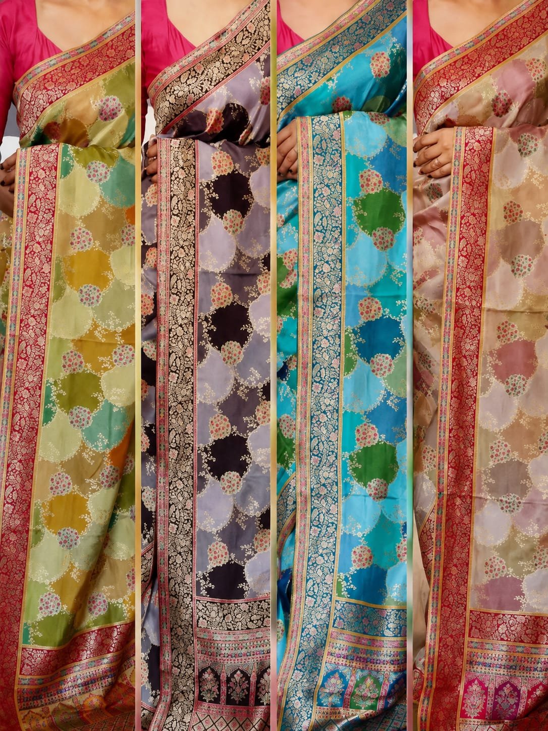 Kashmiri Kani weaving on pure munga silk saree 1 Kashmiri Kani weaving on pure munga silk saree