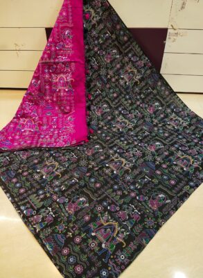 Madhubani Printed Saree 