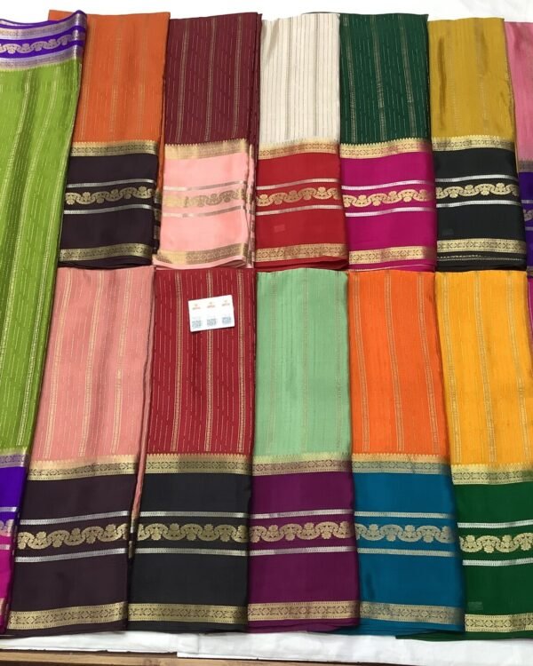 Mysore Crepe Silk Saree