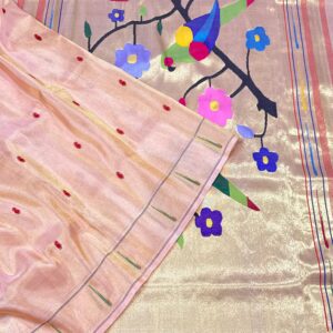 Paithani Designer Parrot Pallu Saree