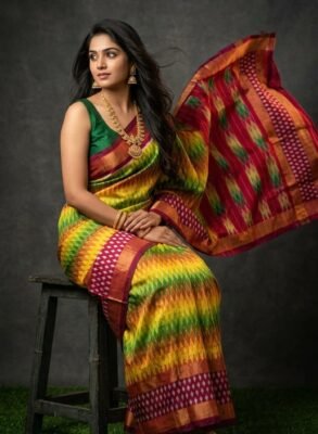 Pochampally ikkat silk sarees