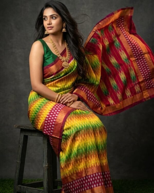 Pochampally ikkat silk sarees