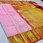 Pure Kanchipuram kuttu resham Meena brocade 