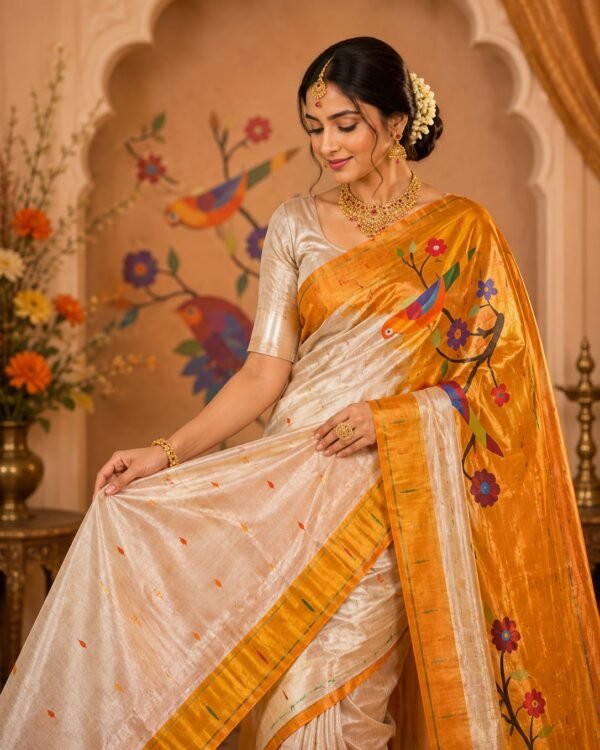 Pure Paithani Silk Saree
