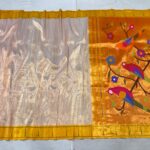 Pure Paithani Silk Saree | Metallic Tissue