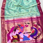 Pure Paithani Silk Single Munia BorderWhatsApp Image 2026 03 08 at 10.46.49 PM