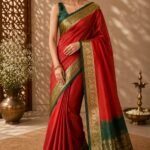 Pure crepe Mysore silk sarees