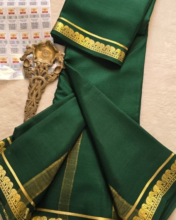 Pure crepe Mysore silk sarees