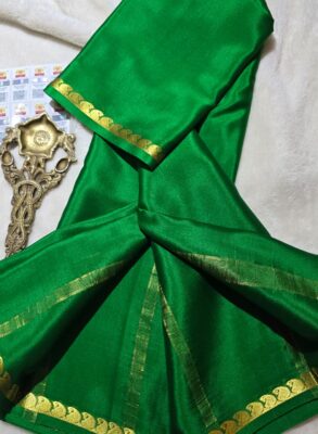 Pure crepe Mysore silk sarees