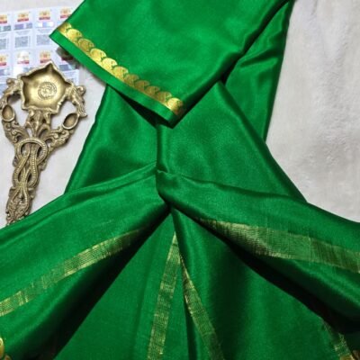 Pure crepe Mysore silk sarees