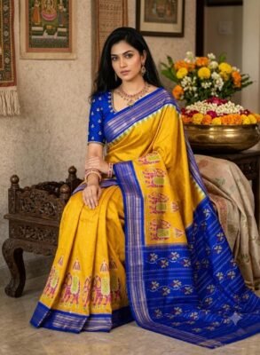 Pure ikat silk sarees