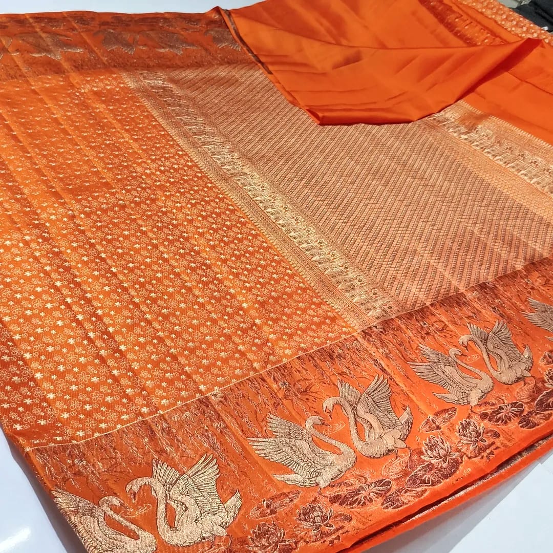 Pure kanchipattu resham warp 1 Pure kanchipattu resham warp