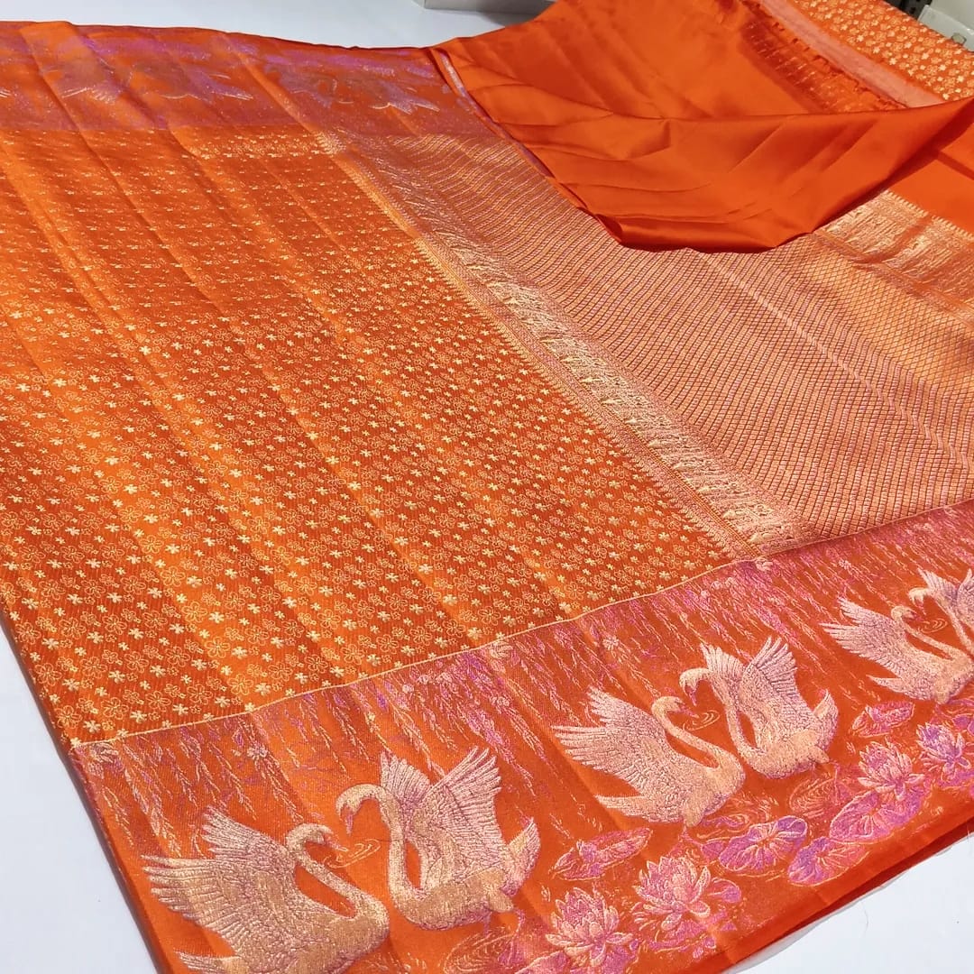 Pure kanchipattu resham warp 4 Pure kanchipattu resham warp - Image 4