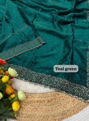 Space Silk Work Saree