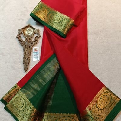 Pure crepe Mysore silk sarees