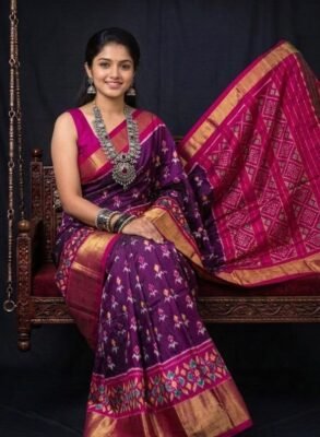 Ikkat pochampally silk sarees