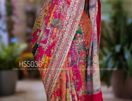 Pure Chinnon Designer Saree Party Wear Saree Collections – Eflina