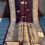 Buy Pure Handloom Banarasi Kora Silk Saree online 17 Pure Handloom Banarasi Kora Silk Saree