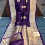 Buy Pure Handloom Banarasi Kora Silk Saree online 13 Pure Handloom Banarasi Kora Silk Saree