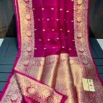 Buy Pure Handloom Banarasi Kora Silk Saree online 12 Pure Handloom Banarasi Kora Silk Saree