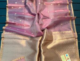 Pure Handloom Banarsi Kora Festival Wear Silk Saree | Eflina